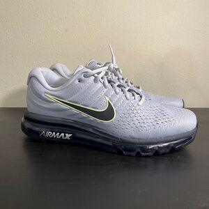 NIKE Air Max 2017 Wolf Grey Black Mens SZ 10.5